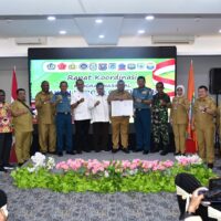 Komandan Pasmar 3, Ikuti Rakor Program Nasional Makan Bergizi Gratis Di Provinsi Papua Barat Daya