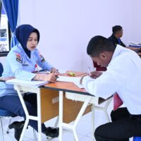 97 Calon Siswa Tamtama PK Gelombang I  Tahun 2025 Laksanakan Tes Skrining POM Lanud Sultan Hasanuddin