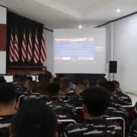 Ikuti Vicon Pangkoarmada RI, Lantamal XIV Sorong Siap Tingkatkan Disiplin dan Kinerja