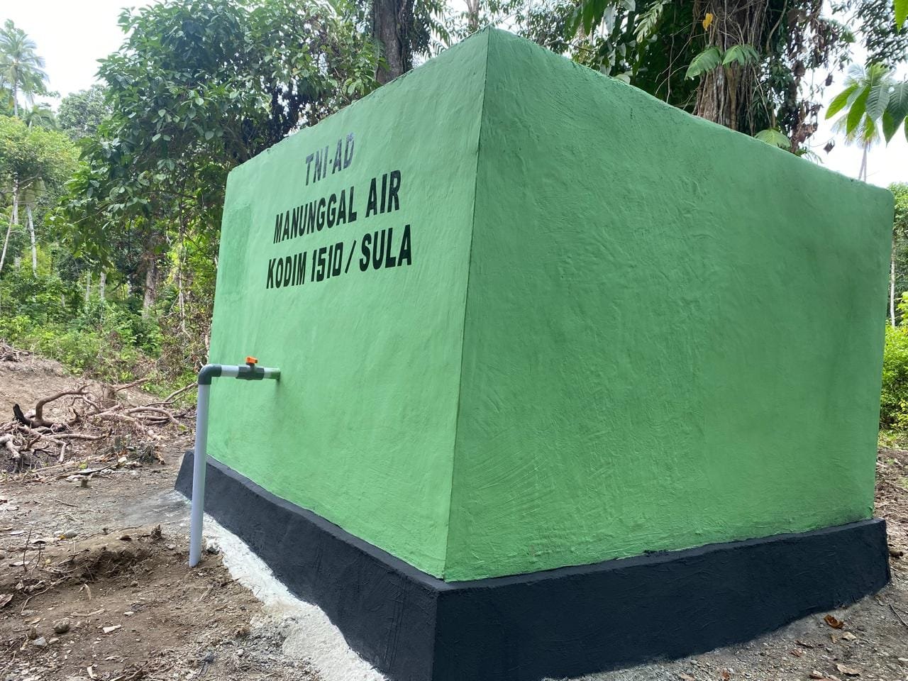 Semua Sasaran TMMD Ke-123 Kodim 1510/Sula Selesai 100 Persen