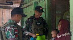 Hangatkan Ramadan, Satgas Yonif 312 Tebar Berkah di Kampung Bupul