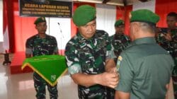 Sebanyak 15 Personel Kodim 1710/Mimika Naik Pangkat