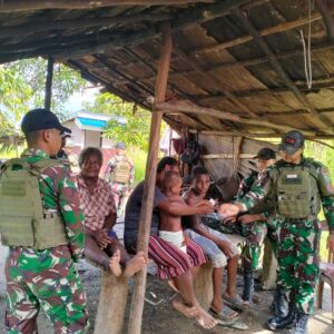 Dari Perbatasan Papua, TNI Bawa Cahaya Kesehatan