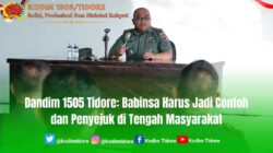 Dandim 1505 Tidore: Babinsa Harus Jadi Contoh dan Penyejuk di Tengah Masyarakat
