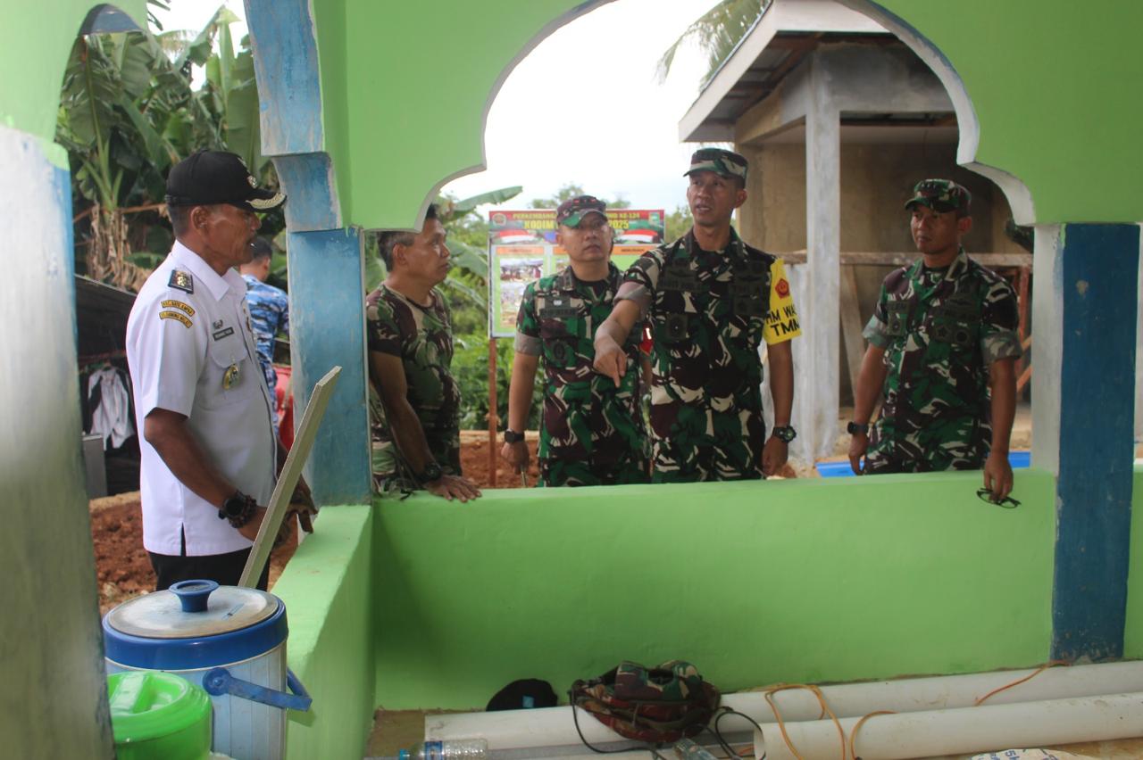 Tim Wasev TNI AD Tinjau TMMD Ke-124 Kodim 1009 Tanah Laut