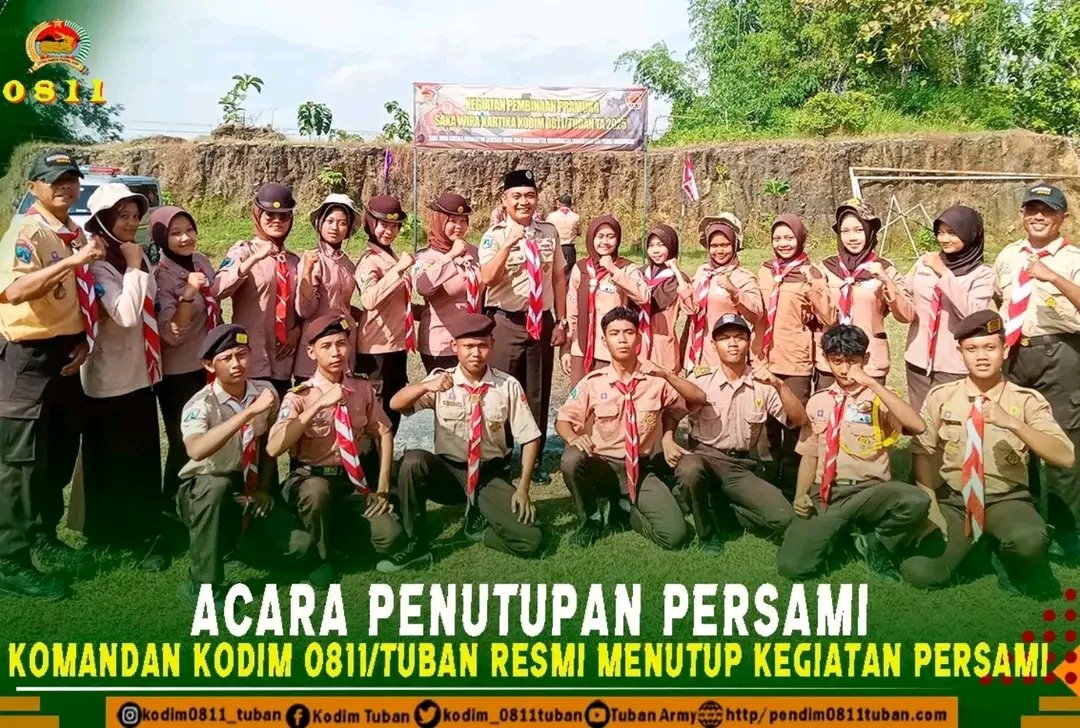 Persami Sakawira Kartika Resmi Di Tutup, Ini Pesan Dandim 0811/Tuban