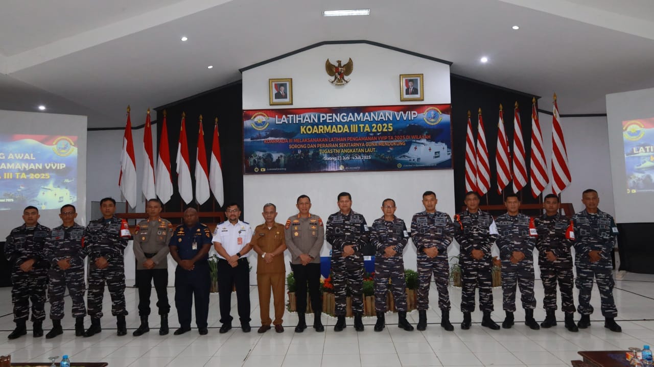 Lantamal XIV Gelar Latihan PAM VVIP, Tingkatkan Kesiapan Pengamanan Pejabat Penting