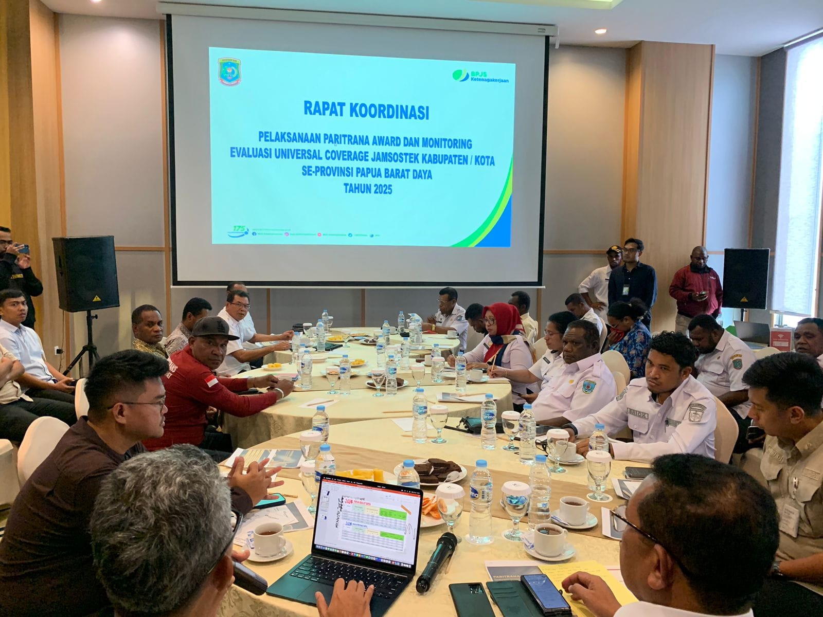 BPJS Sorong Matangkan Persiapan Paritrama Award dan Evaluasi Perlindungan Sosial Pekerja di Papua Barat Daya