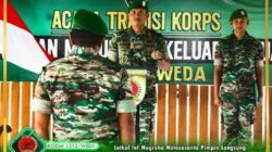 Kodim 1512/Weda Menggelar Acara Korps Raport Pindah Satuan