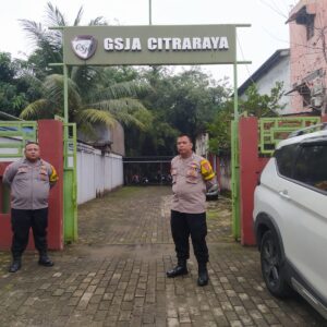 Polsek Cikupa Amankan Ibadah Minggu Sejumlah Gereja di Wilayah Hukum Cikupa