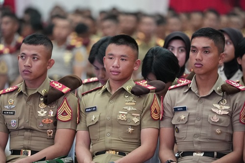 2.000 Capaja TNI-Polri Terima Pembekalan Patriotisme dari Menhan RI