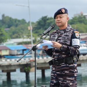 Kas Koarmada III Pimpin Apel Gelar Pasukan Jelang Geladi Lapangan Latihan Pengamanan VVIP 2025