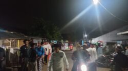 Silaturahmi dan Himbauan Kamtibmas, Bhabinkamtibmas dan PJ Kades Hadiri Takziah di Pasir Gadung
