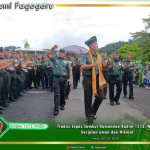 Bupati Halmahera Tengah Hadiri Lepas Sambut Komandan Kodim 1512/Weda