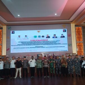 Danlantamal XIV Sorong Dukung Semangat Hijrah dan Persatuan dalam Tabligh Akbar 1 Muharram & Milad UNIMUDA ke-7