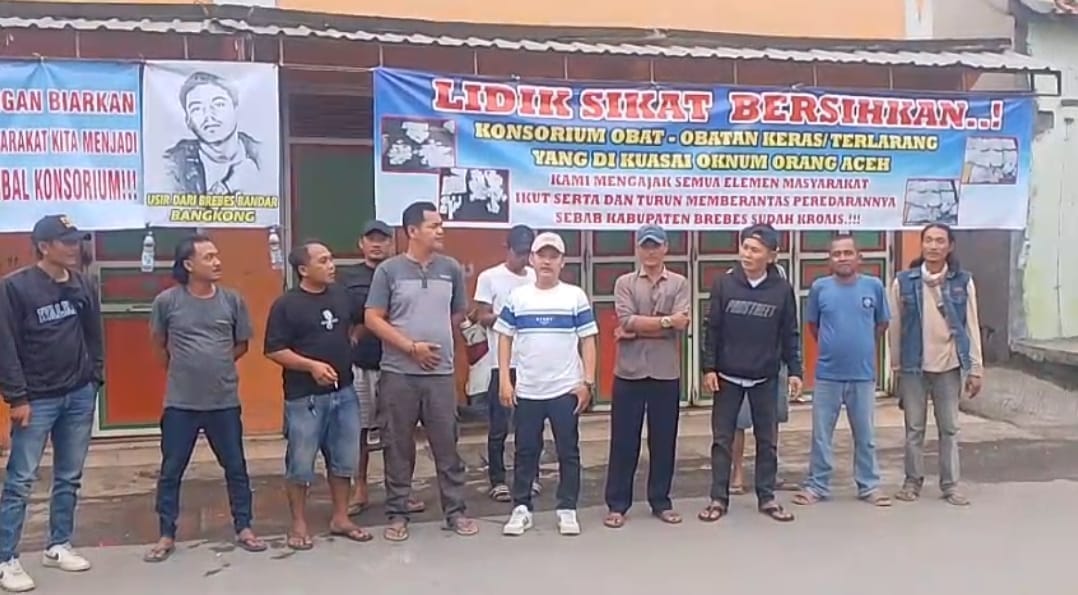 Maraknya Perdagangan Obat-obatan Type G di Brebes, Gerakan Aliansi Masyarakat tuntut APH tindak Tegas