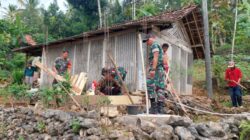 Peduli Kualitas Kesehatan Warga, TNI Karya Bakti Pembuatan Jamban