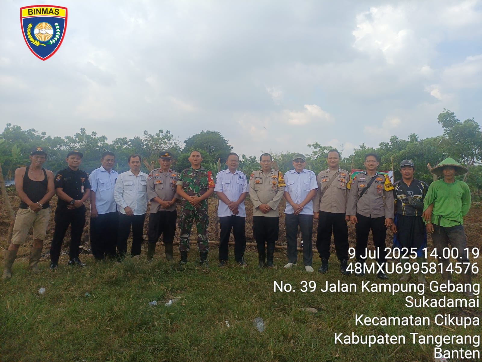 Penanaman Jagung Serentak Kuartal 3 Tahun 2025, Wujud Ketahanan Pangan di Cikupa