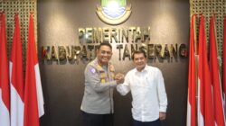 Silaturahmi ke Bupati, Kapolresta Tangerang Diskusikan Pelaksanaan Ketahanan Pangan
