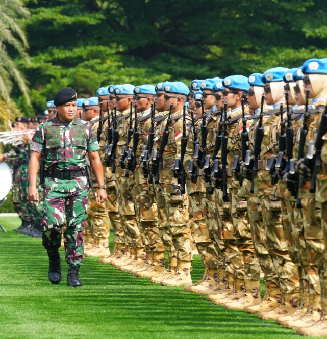 173 Prajurit TNI Tiba Di Tanah Air Pasca Emban Misi Perdamaian