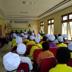 Babinsa Koramil 1710-06/Agimuga Menghadiri Pelatihan Pengolahan Pangan Lokal Di Distrik Agimuga