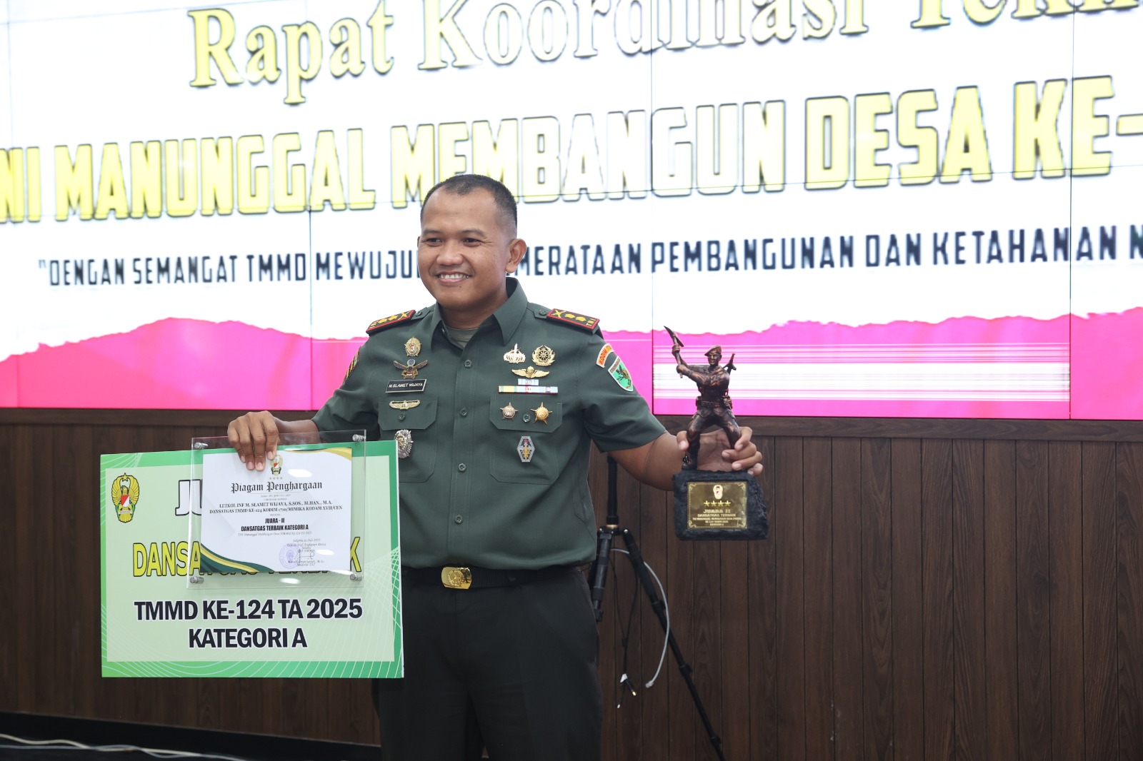 Ukir Prestasi, Kodim 1710/Mimika Raih 2 Kategori Juara Lomba TMMD Ke-124 TA 2025