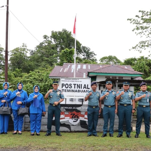 Danlantamal XIV Perkuat Pertahanan Maritim, Tinjau Posal Teminabuhan Dan Gelar Rapat Kerja Bersama Bupati Sorong Selatan
