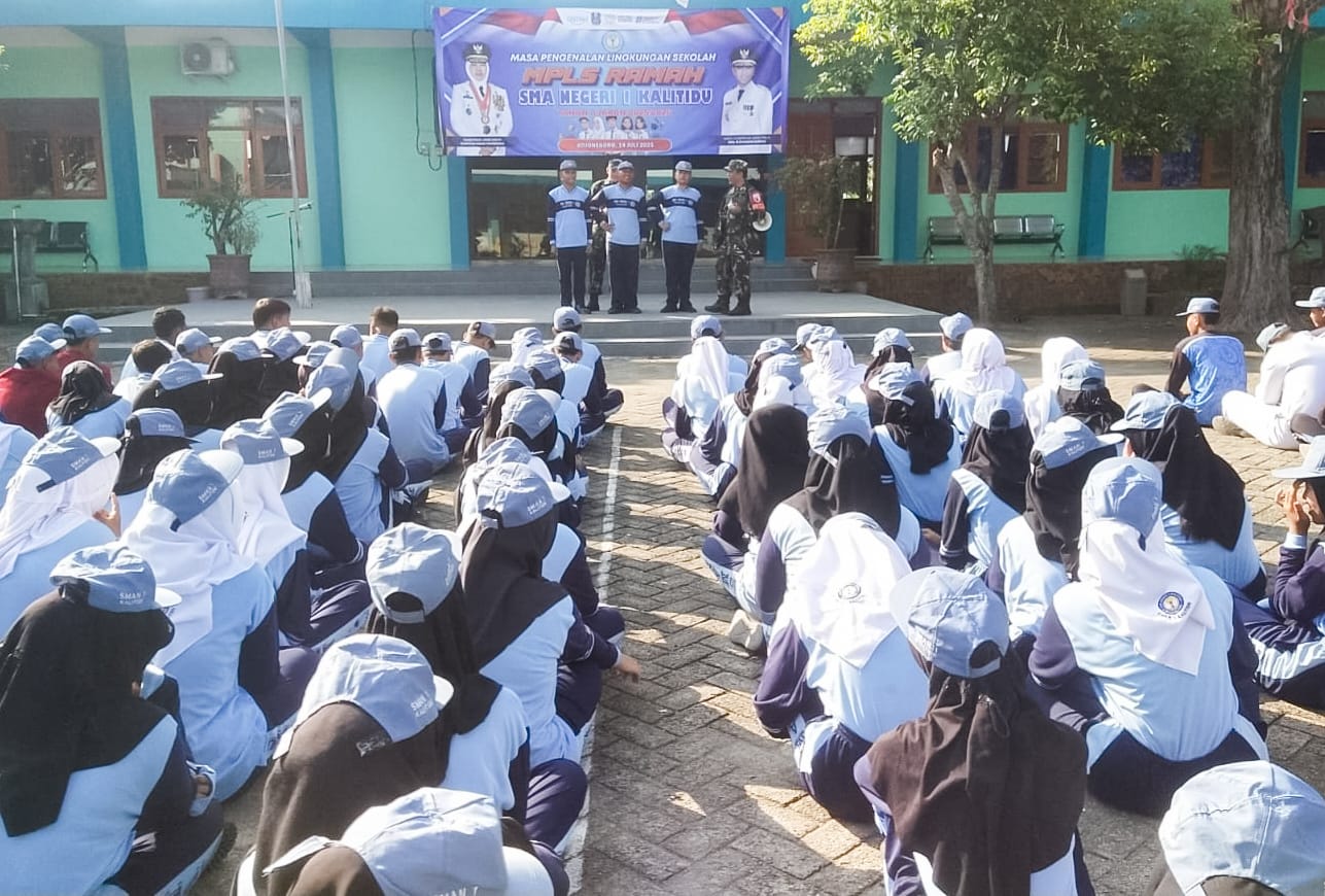 Giat MPLS, Babinsa Kodim Bojonegoro berikan Pendidikan Karakter