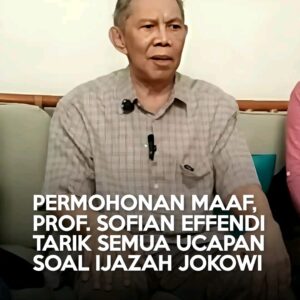 Mantan Rektor UGM Akui Keliru, Tarik Ucapan soal Ijazah Jokowi Mantan Rektor UGM Akui Keliru, Tarik Ucapan soal Ijazah Jokowi