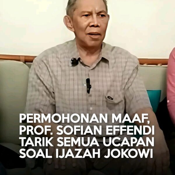 Mantan Rektor UGM Akui Keliru, Tarik Ucapan soal Ijazah Jokowi