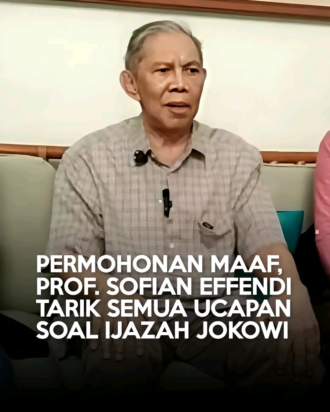 Mantan Rektor UGM Akui Keliru, Tarik Ucapan soal Ijazah Jokowi Mantan Rektor UGM Akui Keliru, Tarik Ucapan soal Ijazah Jokowi