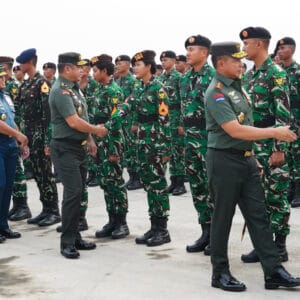 Panglima TNI Sambut Kontingen Patriot II Usai Sukses Tampil di Bastille Day Prancis Panglima TNI Sambut Kontingen Patriot II Usai Sukses Tampil di Bastille Day Prancis