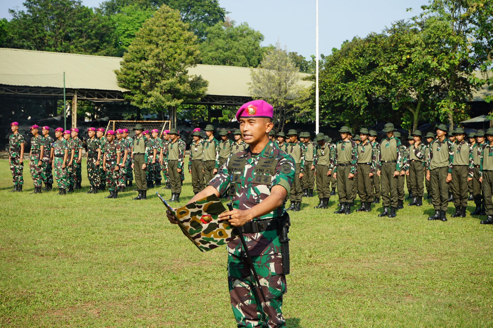 Marinir Kawal Pendidikan Karakter Jabar: Letkol Helilintar Hadiri Pembukaan Gapura Panca Waluya Batch V