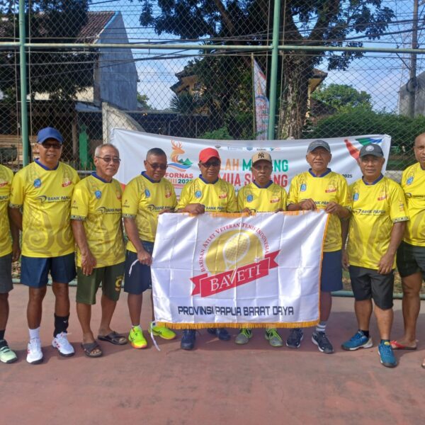 Tim Tenis Papua Barat Daya Tembus Final Fornas VIII NTB, Solid Meski Dana Terbatas