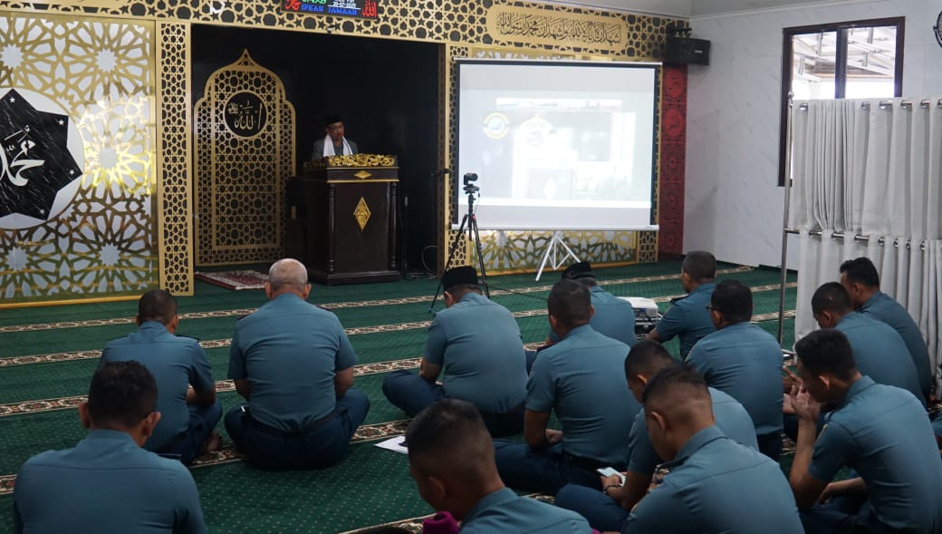 Perkuat Iman Dan Integritas, Lantamal XIV Rutinkan Pembinaan Rohani Islam