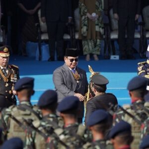 Panglima TNI Hadiri Peringatan Hari Bhayangkara ke-79 di Silang Monas
