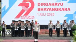 Danlanud Sultan Hasanuddin Hadiri Upacara Peringatan HUT Bhayangkara ke-79
