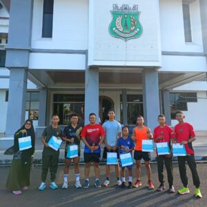 Jelang Peringatan Hari Bhakti Ke-78 TNI AU, Lanud Sultan Hasanuddin Bersama Pemda Kabupaten Pinrang Gelar Fun Run