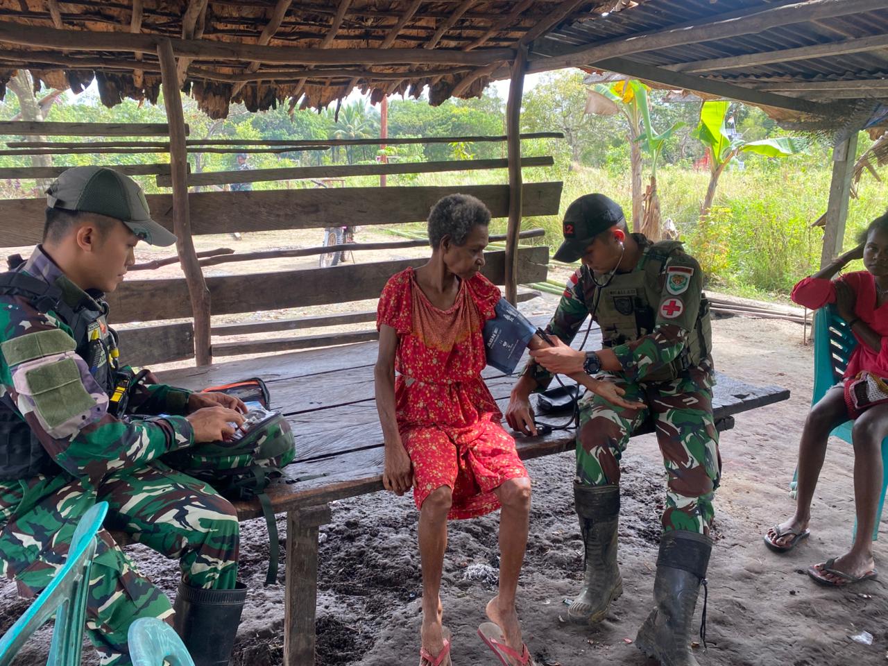 TNI Hadir, Warga Sehat Kesehatan Terjaga