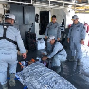 Bakamla RI Gelar Latihan Kesiapan Tugas di Perairan Serei Bakamla RI Gelar Latihan Kesiapan Tugas di Perairan Serei