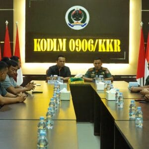 Kodim 0906/Kkr Terima Kunjungan Kerja Tim Aswasev Sintelad Bidang Renproggar