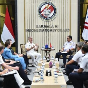 Bakamla RI Terima Courtesy Call Komandan Maritime Border Command Australia Bakamla RI Terima Courtesy Call Komandan Maritime Border Command Australia
