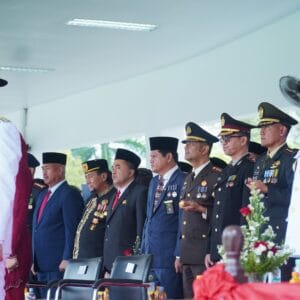 Dandim 0906/Kkr Bersama Forkopimda Ikuti Upacara Detik-Detik Proklamasi