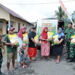 Stabilkan Harga Pangan, Kodim 1505/Tidore Salurkan Beras Murah untuk Masyarakat