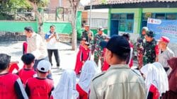 TMMD 125 Bojonegoro, Satgas, PMI dan Tagana Bersinergi Sosialisasikan Sekolah Siaga Bencana