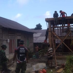 Sumur Bor dan Tower Air Bersih Kamanglale Hampir Rampung, Satgas TMMD 125 Kodim 1506/Namlea Dibantu Masyarakat Sumur Bor dan Tower Air Bersih Kamanglale Hampir Rampung, Satgas TMMD 125 Kodim 1506/Namlea Dibantu Masyarakat