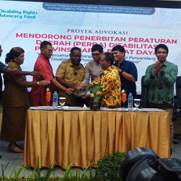 Gubernur Papua Barat Daya Buka Projek Advokasi Percepatan Perda Disabilitas untuk Perlindungan Hak Penyandang Disabilitas