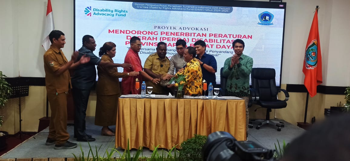 Gubernur Papua Barat Daya Buka Projek Advokasi Percepatan Perda Disabilitas untuk Perlindungan Hak Penyandang Disabilitas