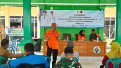 TMMD 125 Bojonegoro, TNI dan BPBD Sosialisasi Mitigasi Bencana