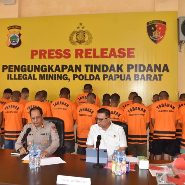 Kapolda Papua Barat: Tembus Akar Jaringan Tambang Emas Ilegal, Dua Pemodal Masuk DPO